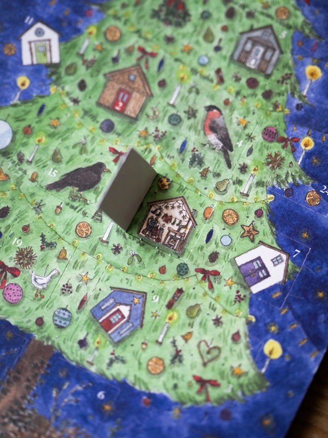 A4 Recycled Paper Advent Calendar