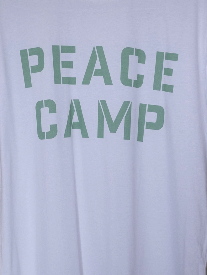 PEACE CAMP T-SHIRT WHITE