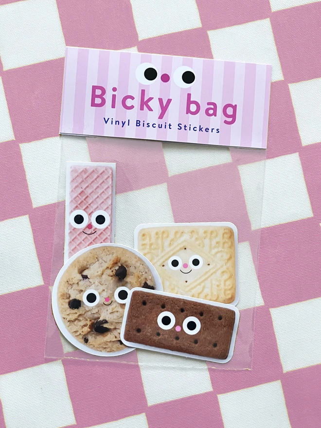 Biscuit Stickers in a bag 