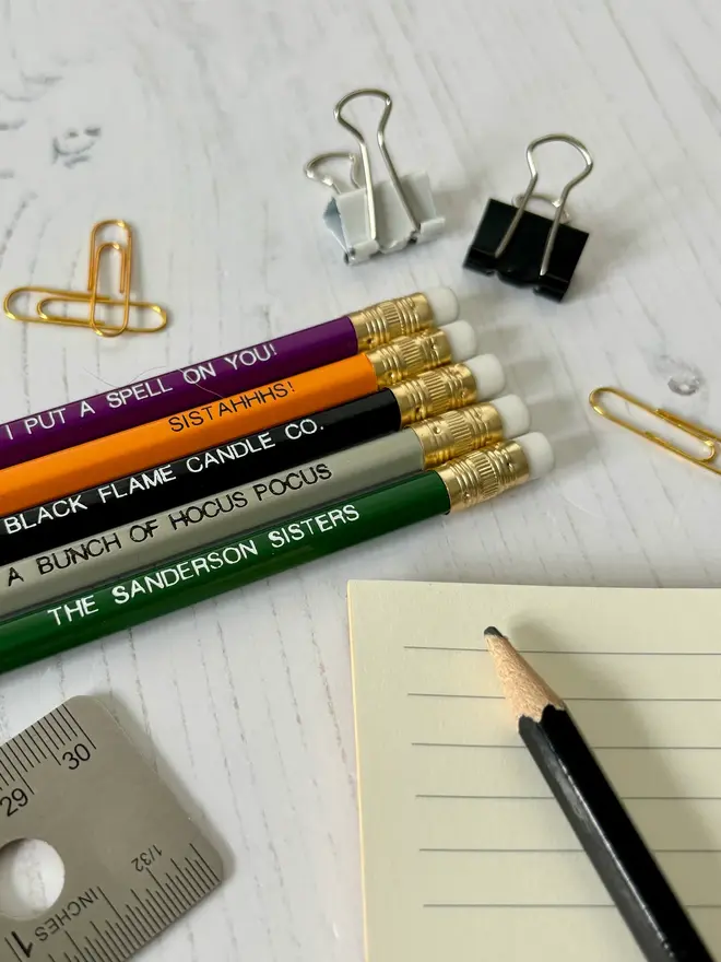 Hocus Pocus Movie Themed HB Pencils (Set Of 5)