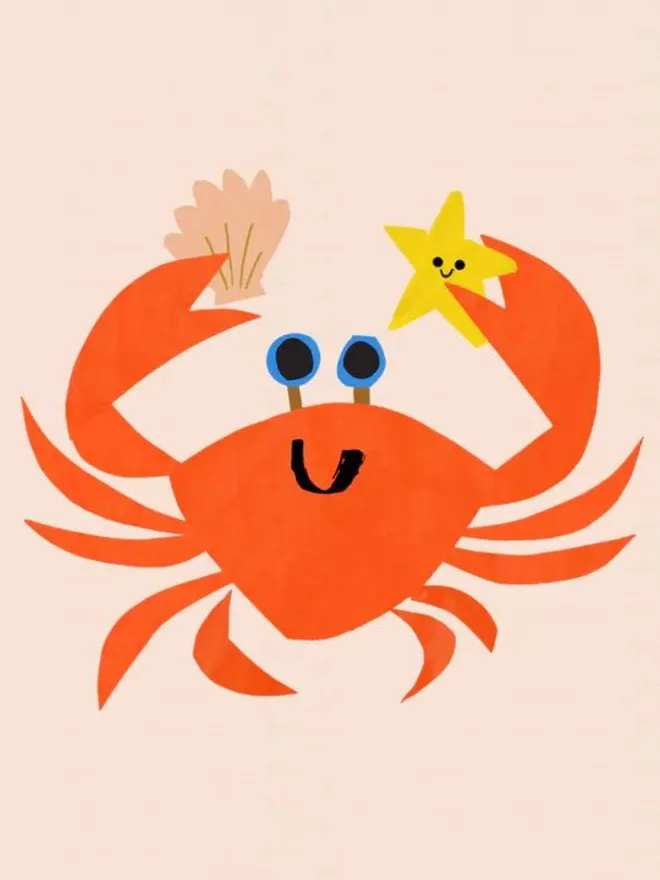 Not personalised crab print