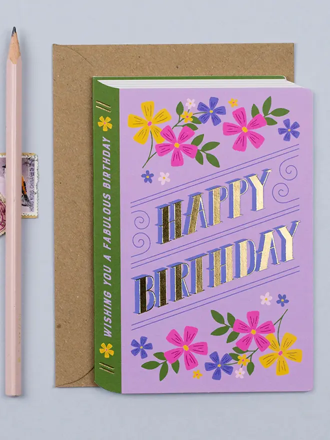 Birthday Book Card