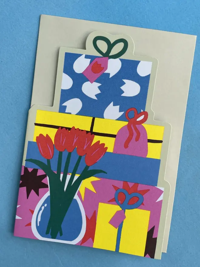 Presents Concertina Card
