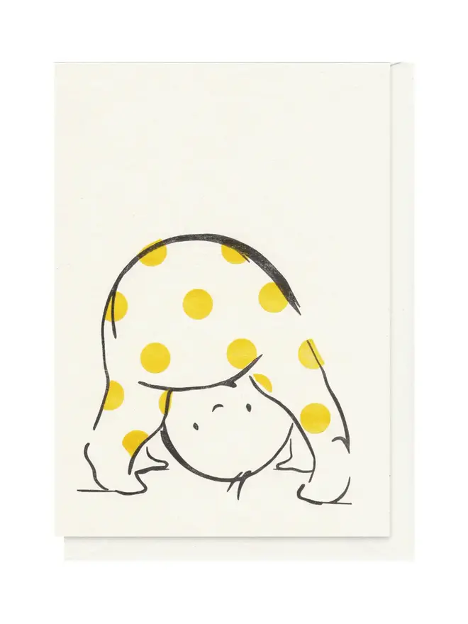 Letterpress Printed Unisex Baby Handcrafted Card