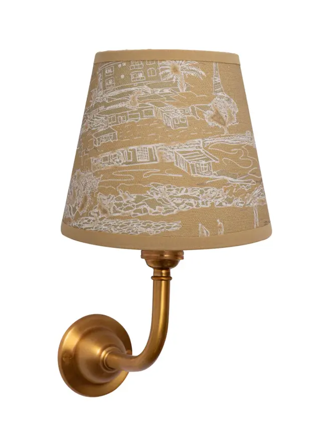 beige banana island lampshade