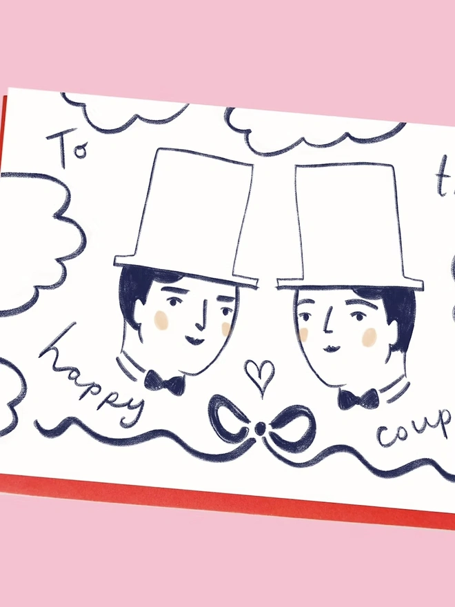 'To The Happy Couple' Anniversary Card