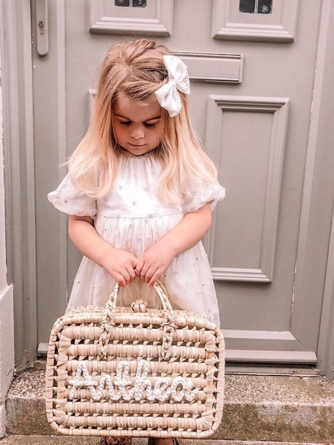 Personalised Palm Leaf Suitcase