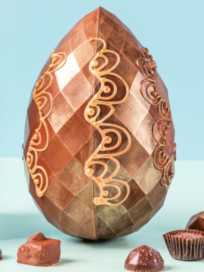 milk dark chocolate luxury giant easter egg