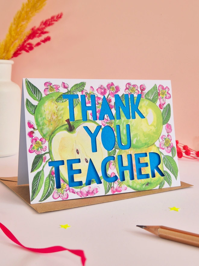 thank you teacher card