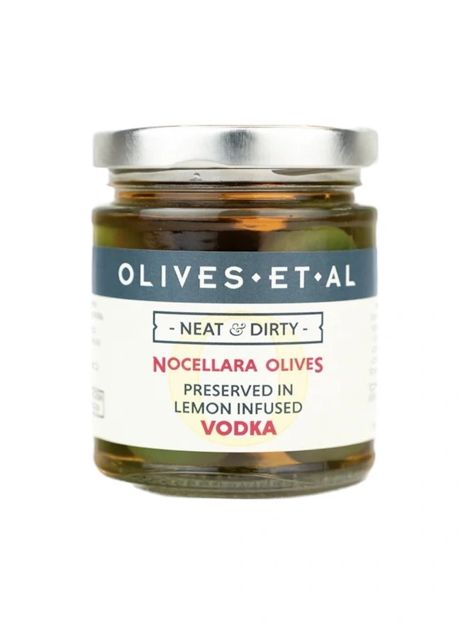 Lemon Vodka Infused Olives