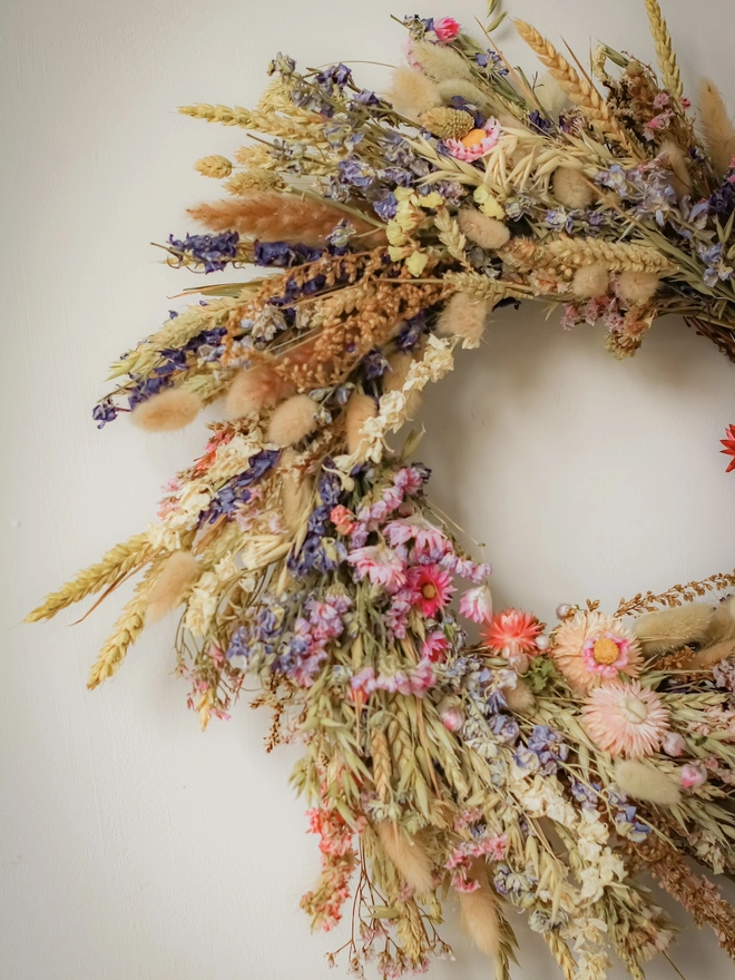 'Cotswold' Everlasting Dried Wreath