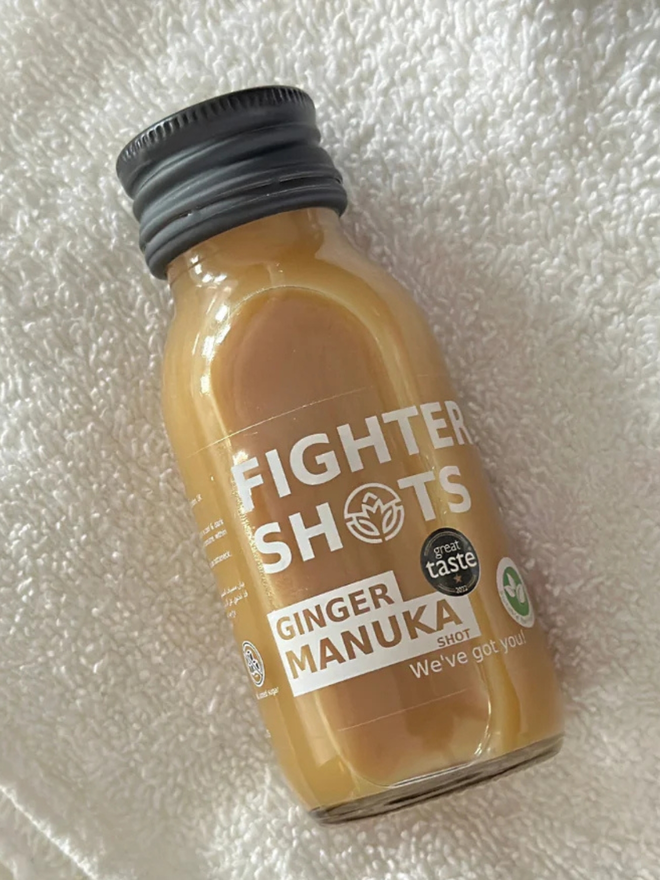 organic ginger manuka honey shot