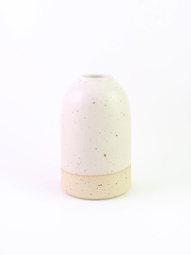 blue medium stoneware vase 