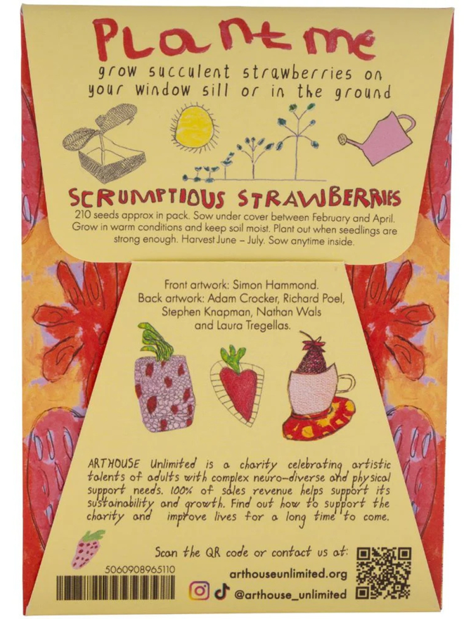 Strawberry seed packet