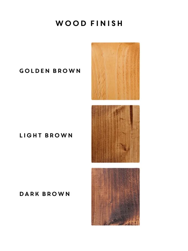 Wood Finish options