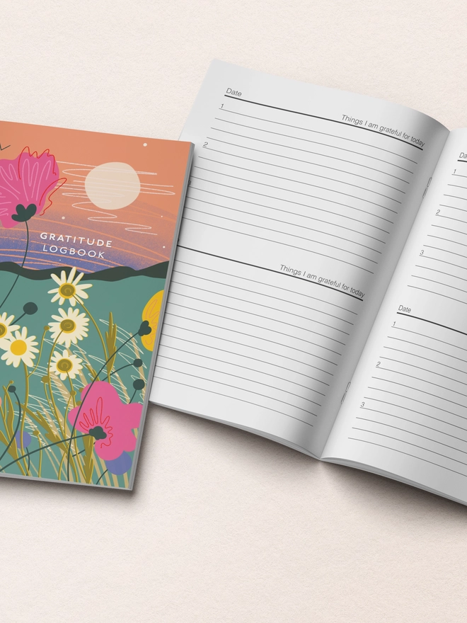 Gratitude notebook mindfulness journal thank you gift