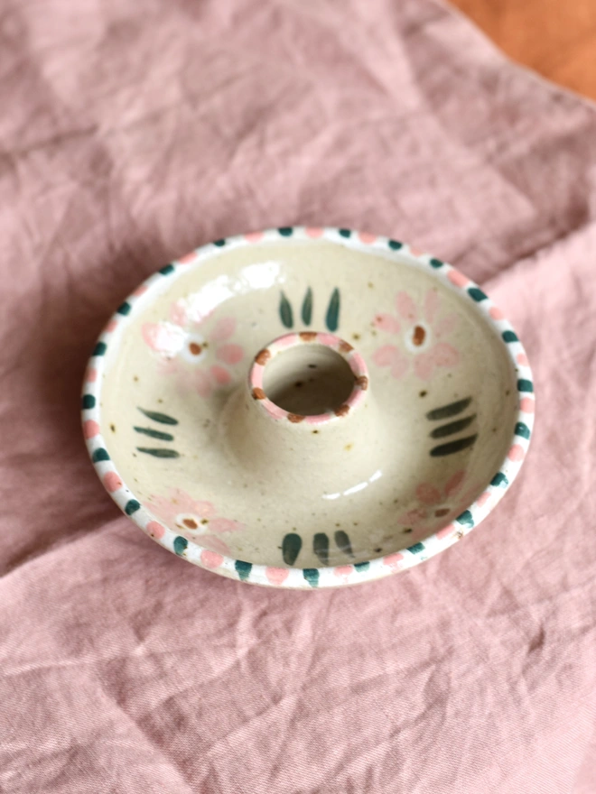 Ceramic 'Nessa' Candleholder