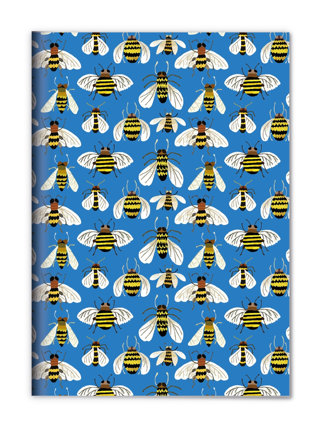 illustrated bees notebook