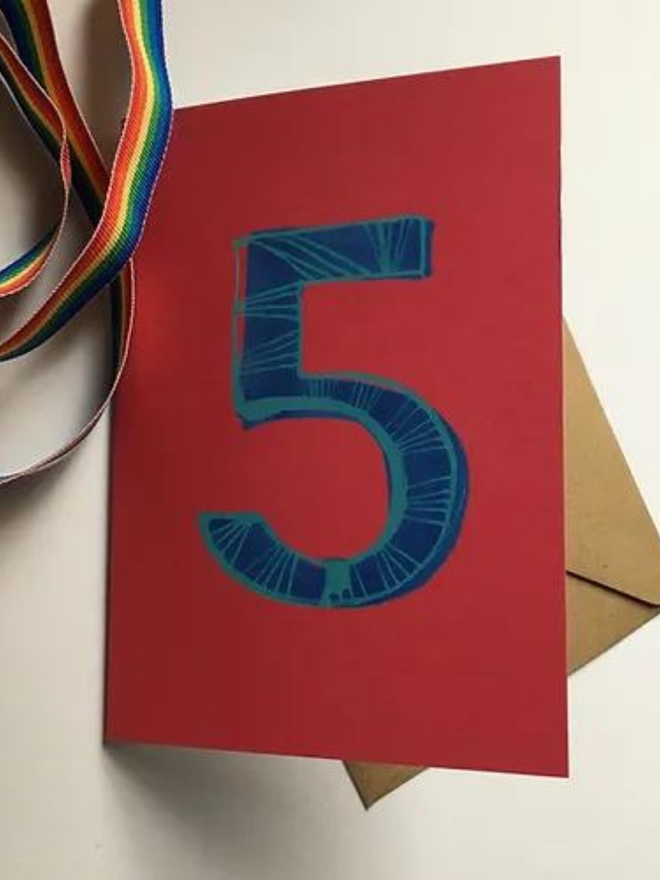 5th Birthday Card