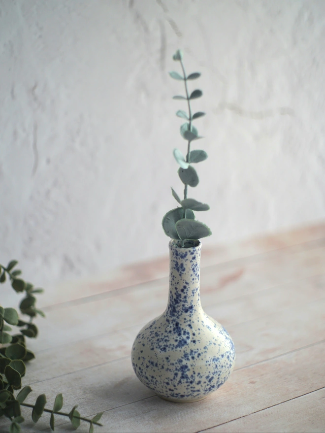 ceramic vase, small vase, pottery vase, flower vase, bud vase, Jenny Hopps pottery