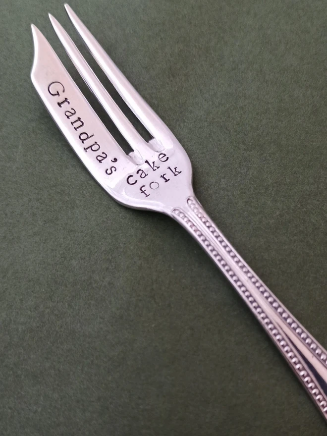 Personalised Vintage Cake Fork