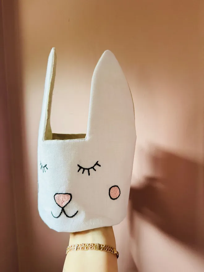 Bunnycrown Easter crown embroidered crown Easter dress up fancy dress Easter bunny dress up egg hunt Easter egg hunt bunny costume 