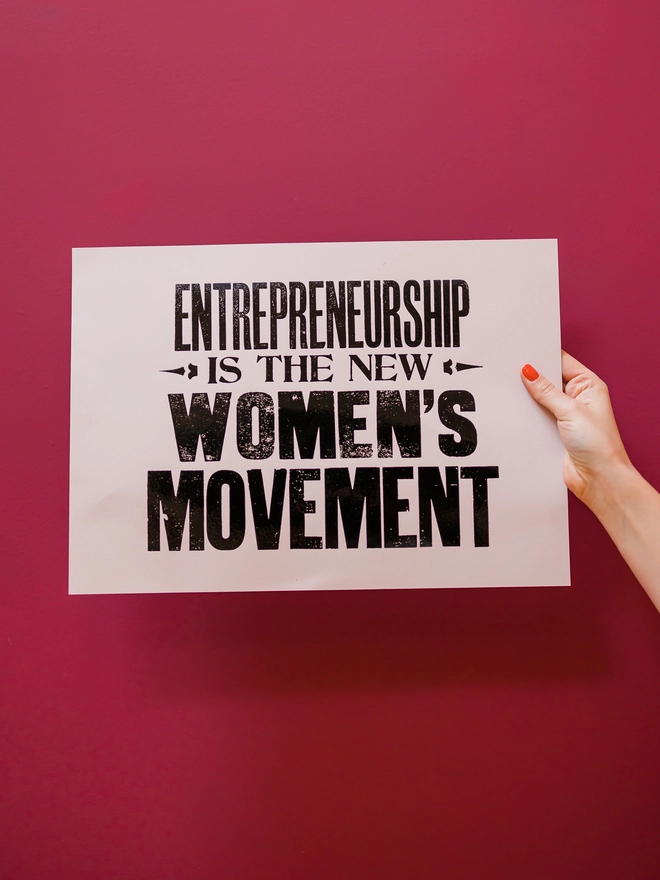 Entrepreneurship is the new women's movement