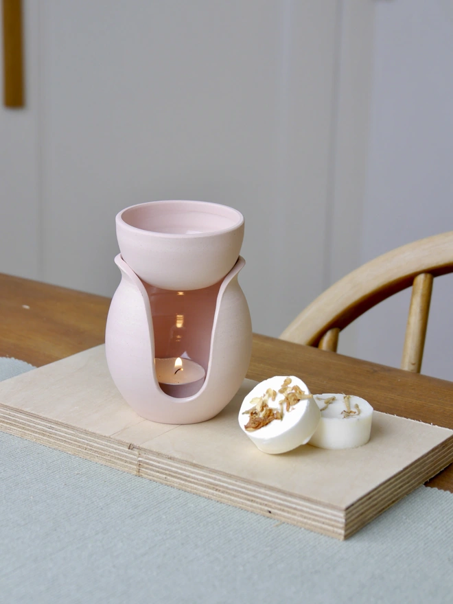 Pink Ceramic Oil Burner