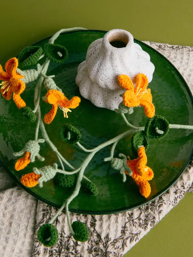 The Way to You Crochet Flower nasturtium