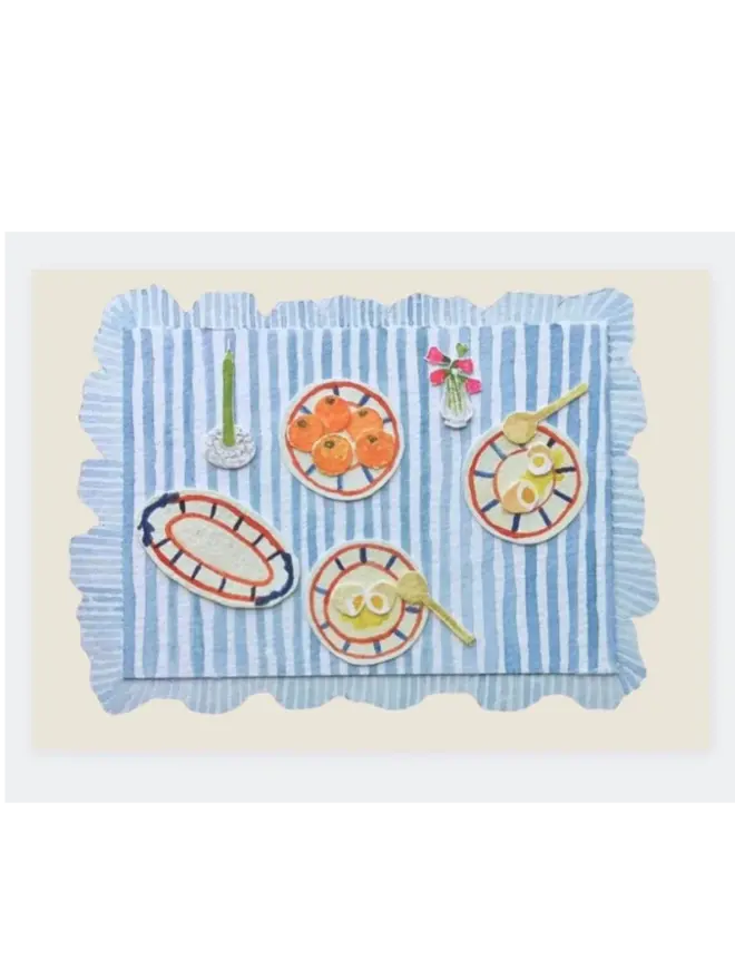 East London Cloth Greetings Card