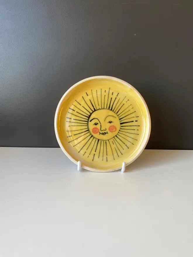Sunshine Ceramic Hand-Made Trinket Dish