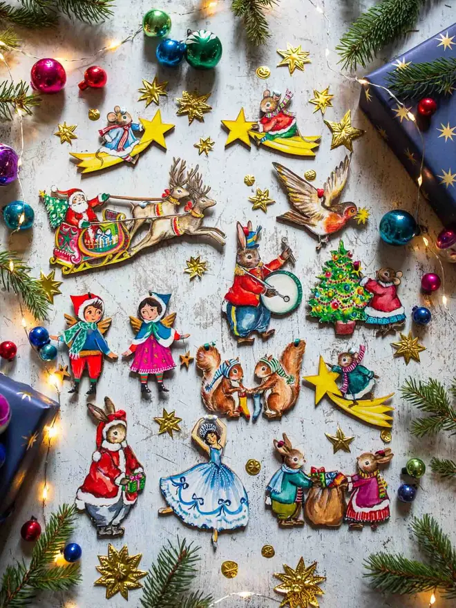 Gifts Given With Love ~ Hanging Wooden Decoration Collection