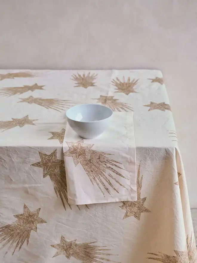 Christmas Gold Star Napkins