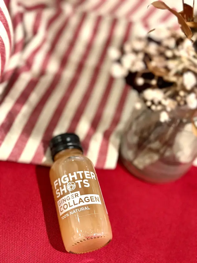 organic ginger collagen shot
