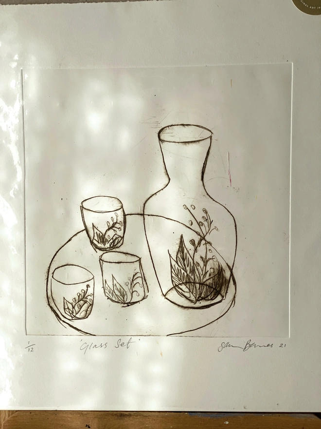Drypoint Printmaking by Samantha Barnes