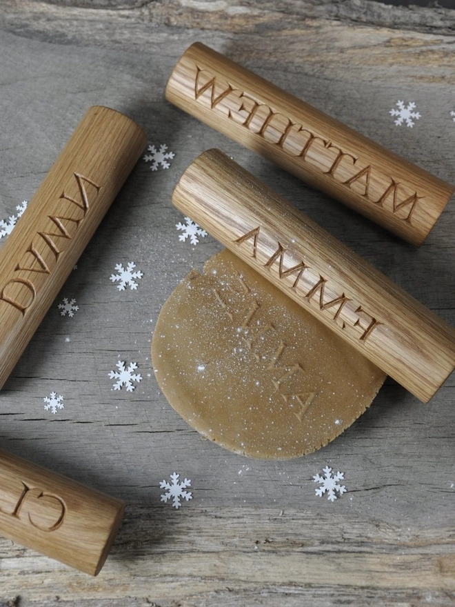 Personalised Oak Rolling Pin