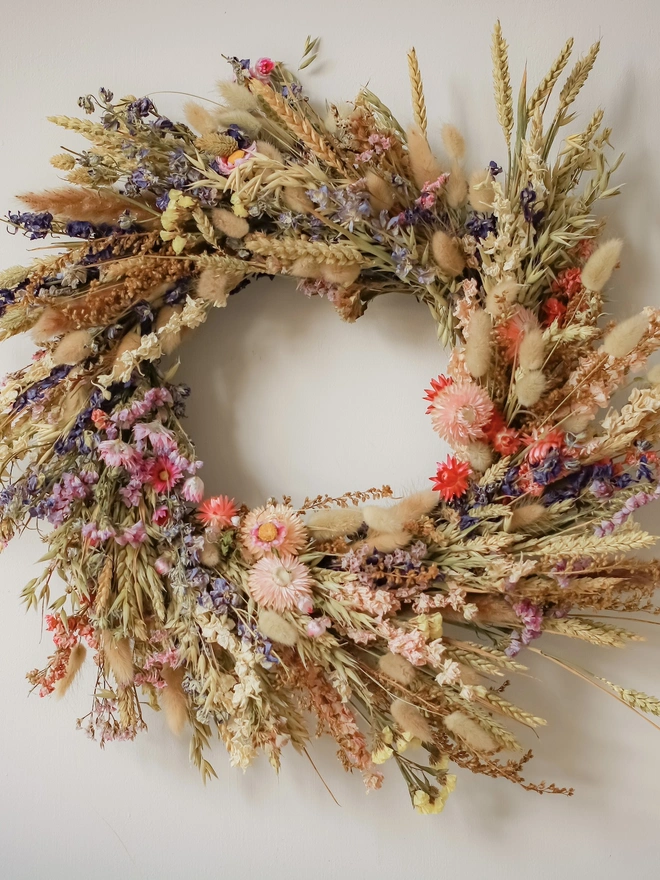 'Cotswold' Everlasting Dried Wreath