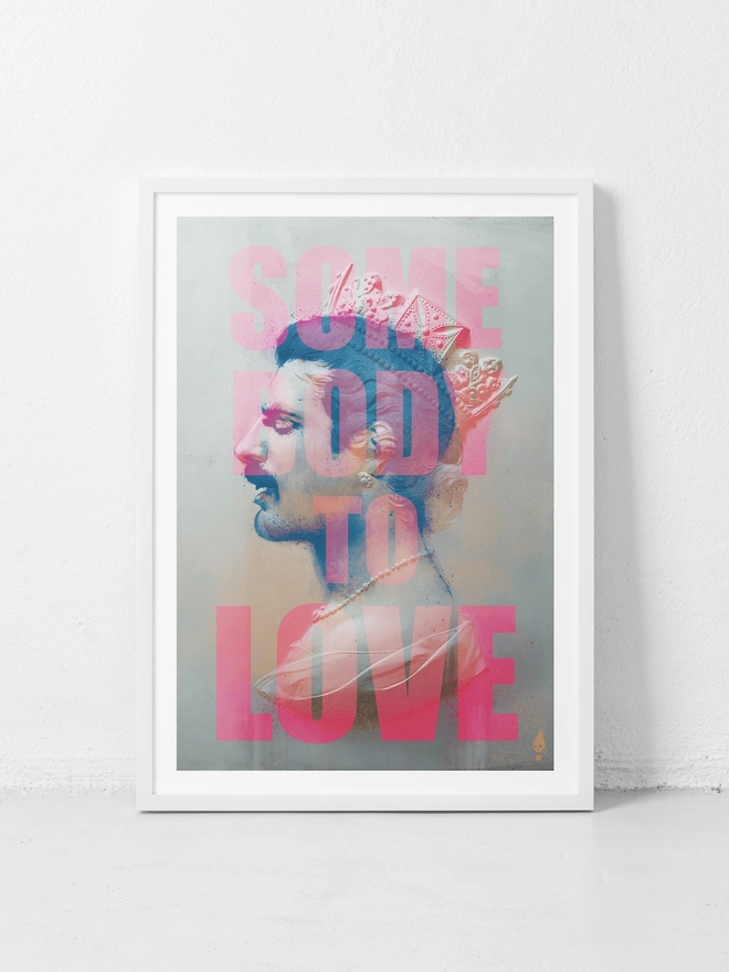 'Somebody to Love' Freddie Mercury Art Print