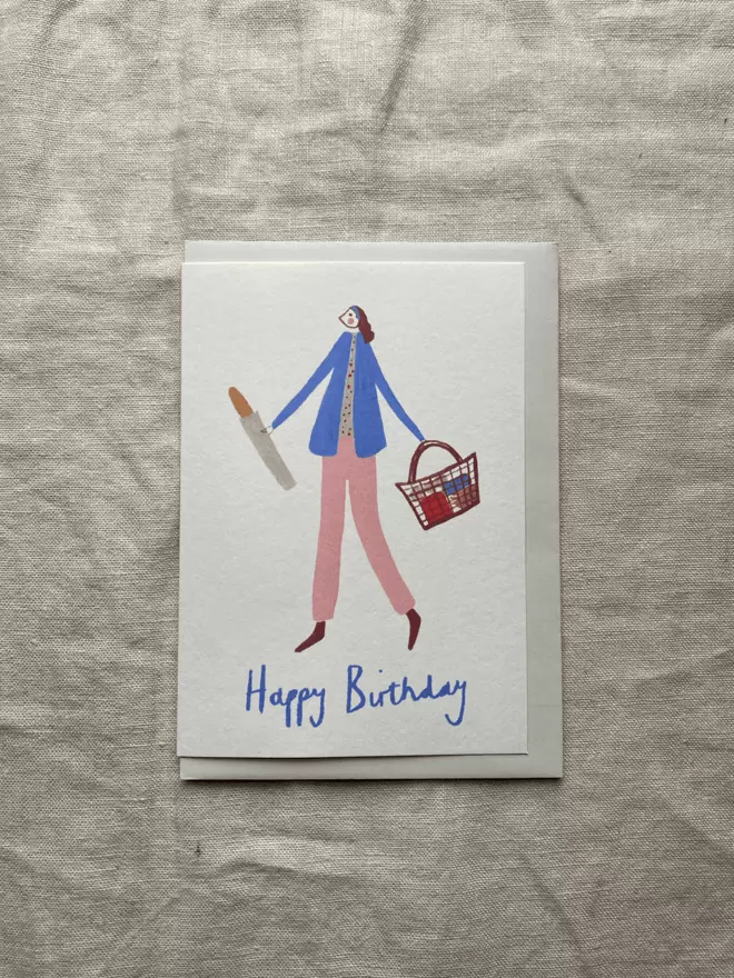 Happy birthday female card