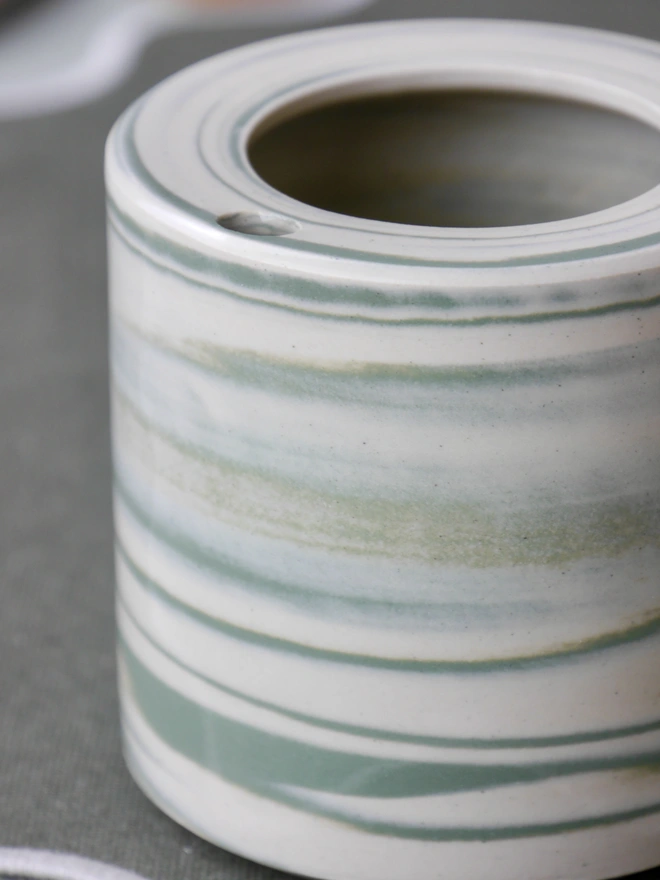 ceramic takeout coffee cup