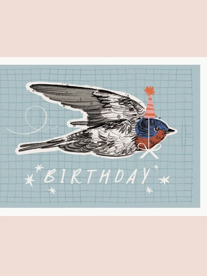 'Birthday' Bird Card