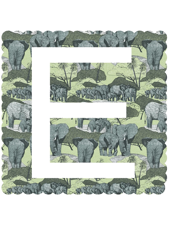 Screen Print Elephant 