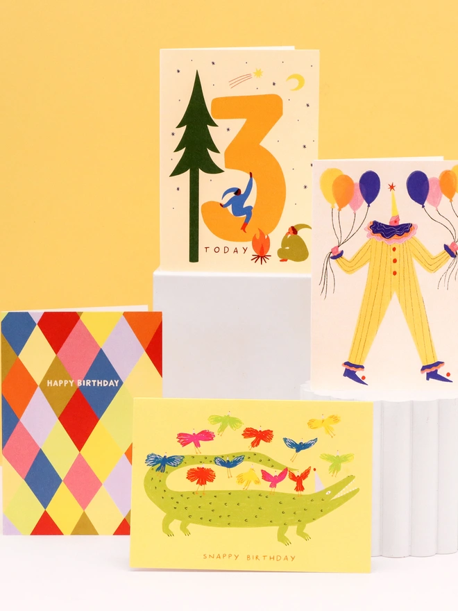 'Snappy Birthday' Crocodile Card 