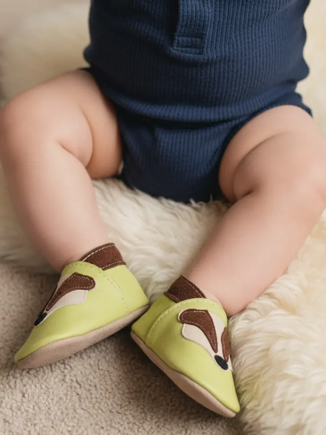 Inch Blue baby shoe Badger