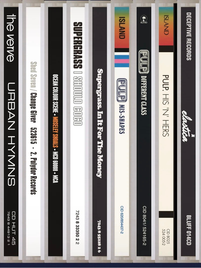 britpop vinyl sleeve artwork