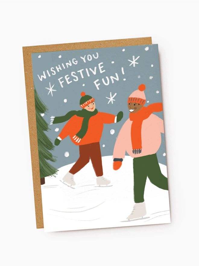 festive fun christmas card pack