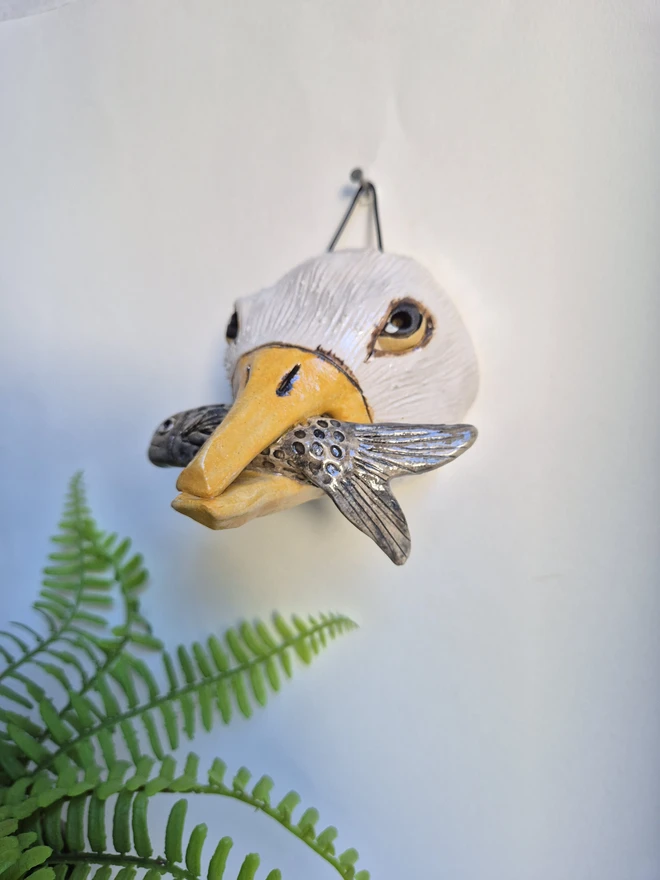 Pesky Seagull With fish