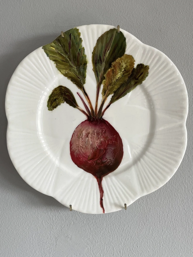 radish oil painting 