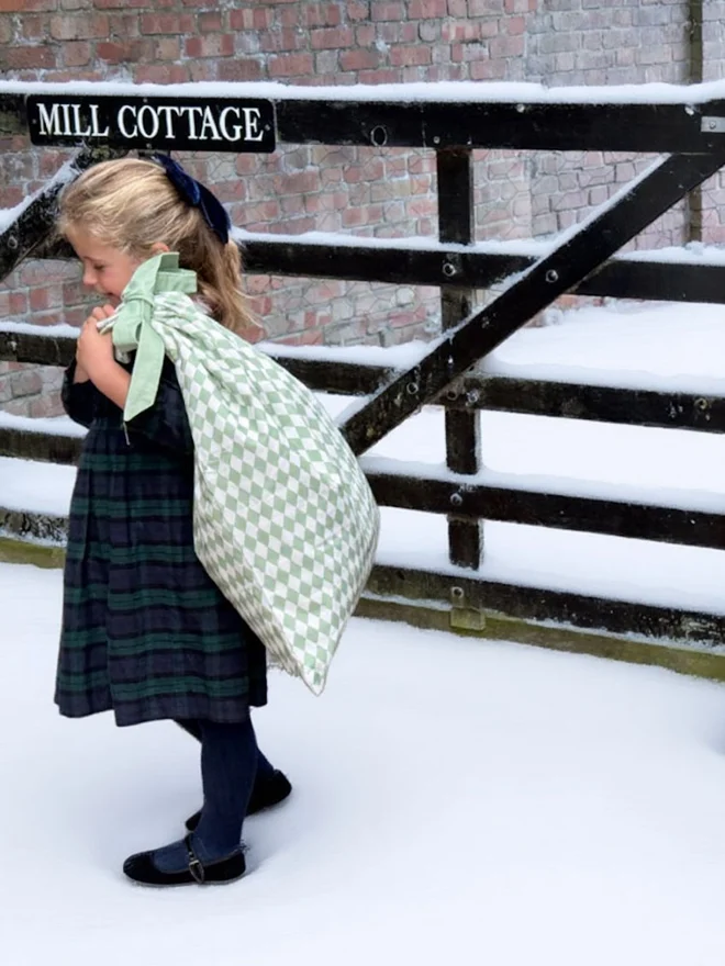  Winter Pine Christmas Sack