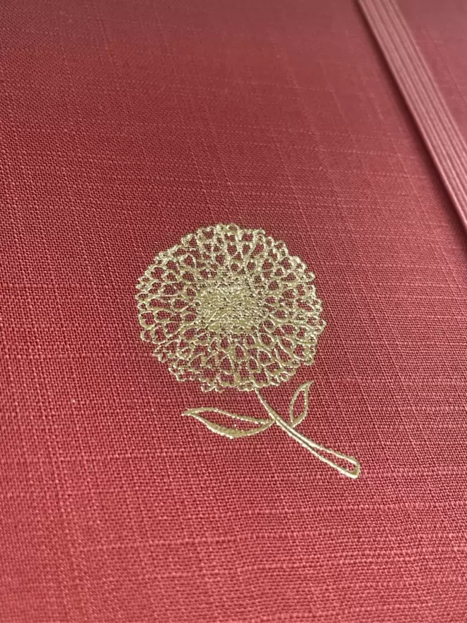 Detailed Heart-Flower journal picture